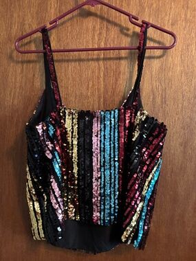 Multi-colord Tank Top by BB Dakota Size M